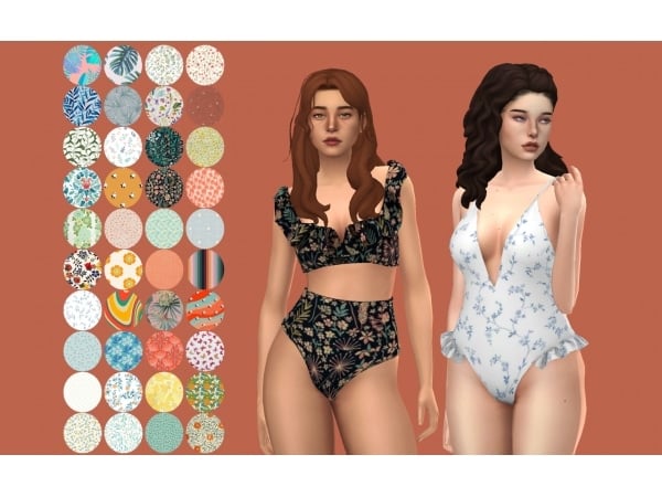 213315 swimsuit recolors pt 3 retro tropical patterns sims4 featured image