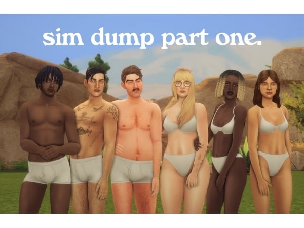 214134 sim dump part one by meatballteeth sims4 featured image