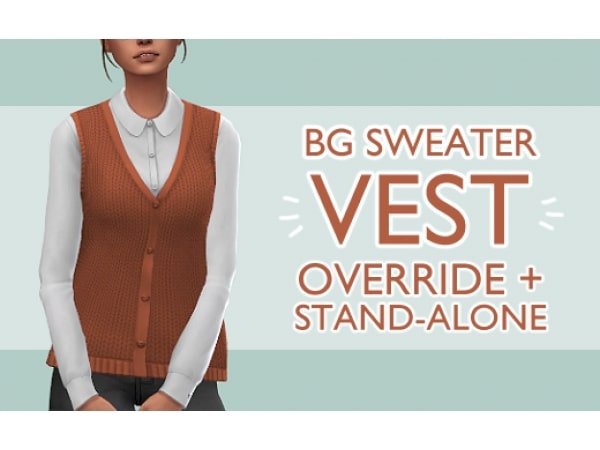 Vogue Vesta: Chic Sweater Vest Essentials for Her (AlphaCC Collection)