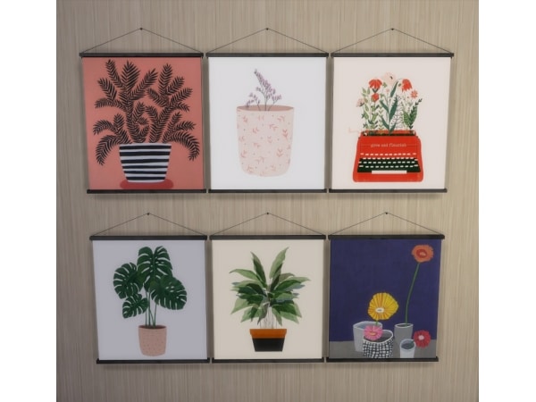 Simsurie Splendor: Elevate Your Space with Plant-Inspired Posters & Decor Accents