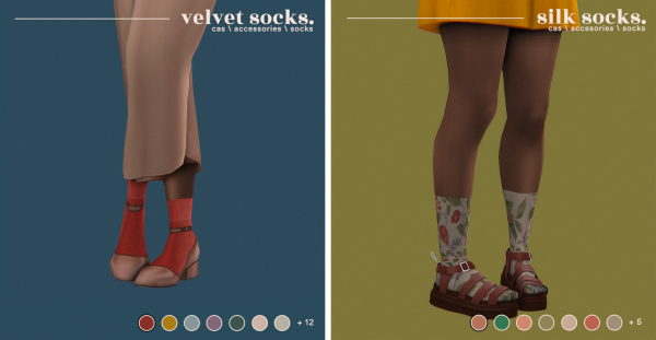 218209 velvet socks silk socks by honeycuts sims4 featured image