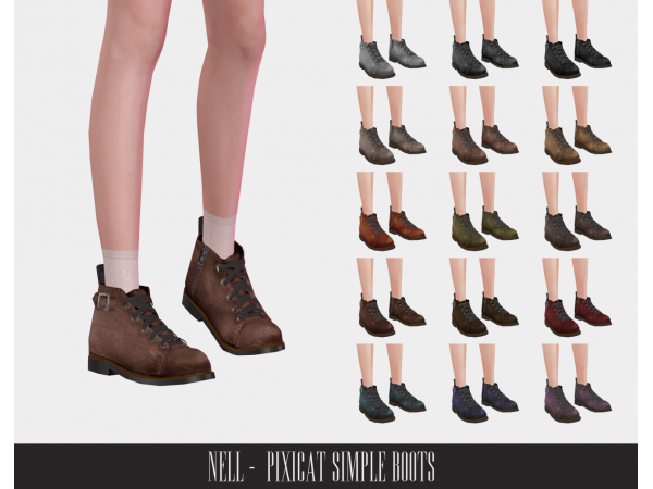 218993 pixicat simple boots sims4 featured image