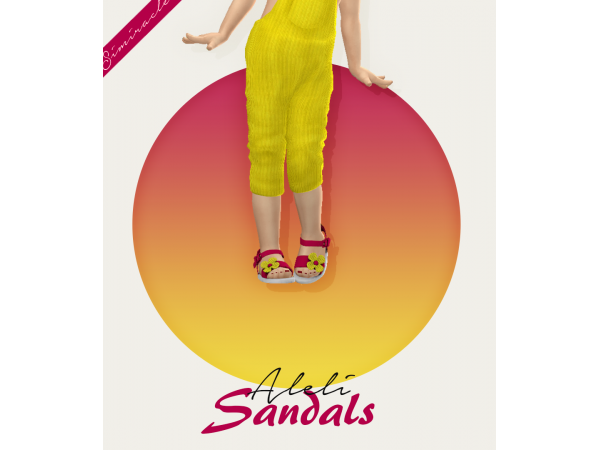 220272 aleli sandals toddler version 3t4 sims4 featured image