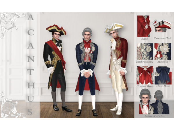 220925 acanthus sims rococo court collection part ii sims4 featured image