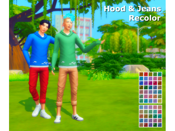 224204 hood jeans recolor sims4 featured image