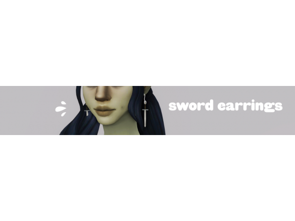 Squasha’s Blade Dazzle: Enchanting Sword Earrings Collection (Rings & Accessories)