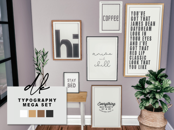 Alphacc Elegance: Ultimate Typography & Decor Mega Set (Wall Hangings, Paintings & Wallpapers)