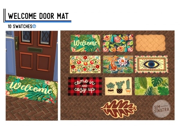 226444 welcome door mat sims4 featured image