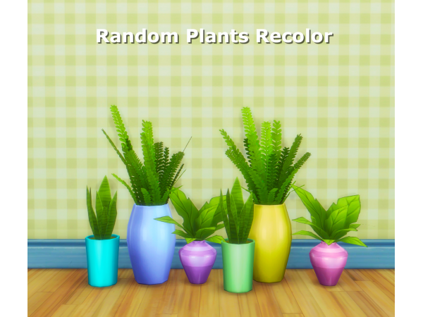 Verdant Visions: Customizing Decor with Recolored Plants & Accessories (AlphaCC)