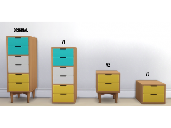 Mo’s Miniature Marvels: Chic Tiny Living Dresser & Room Essentials (TheRealmofSimblr Edit)