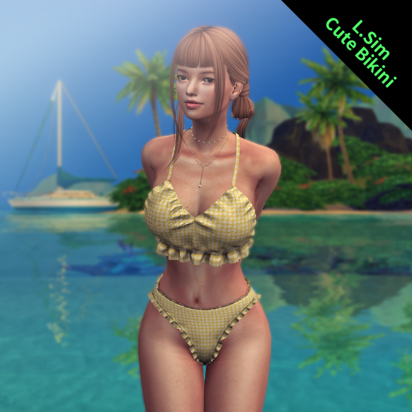 230470 lsim female cute bikini sims4 featured image