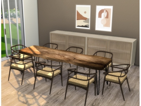 230526 randall diningroom set by nordica sims sims4 featured image