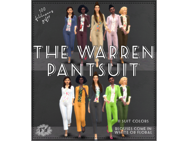 Warren Chic: Tailored Pantsuits for the Modern Woman (AlphaCC Collection)