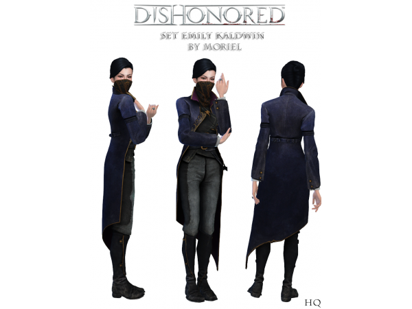Empress Emily’s Ensemble: Dishonored 2-Inspired Fashion & Jewelry Sets