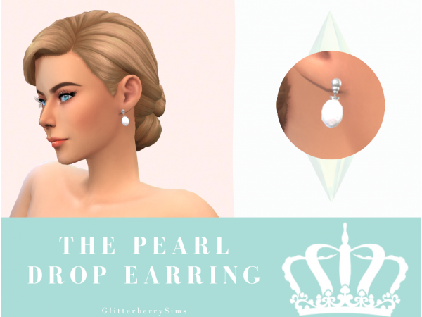 GlitterBerrySims’ Pearl Drop Elegance (Stunning Rings & Earrings Collection)