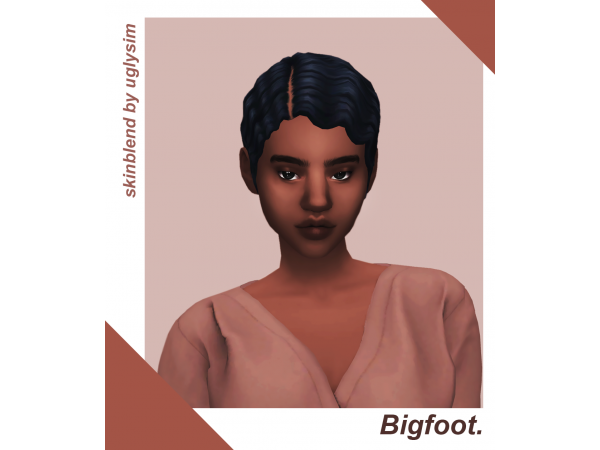237169 bigfoot smooth face overlay by uglysim sims4 featured image