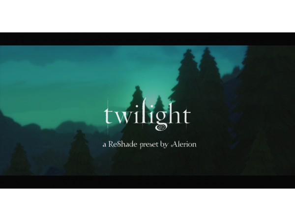 237729 twilight ts4 preset for reshade by alerion sims4 featured image
