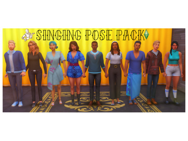 237856 singing pose pack by samssims sims4 featured image
