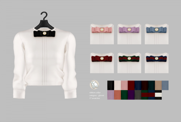 Yunseol Amelie Elegance: Chic Ribbon Blouse for Trendsetting Wardrobes (AlphaCC Collection)