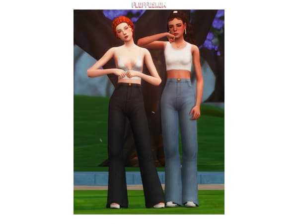 238499 white noise jeans recolor by fluffusnow sims4 featured image