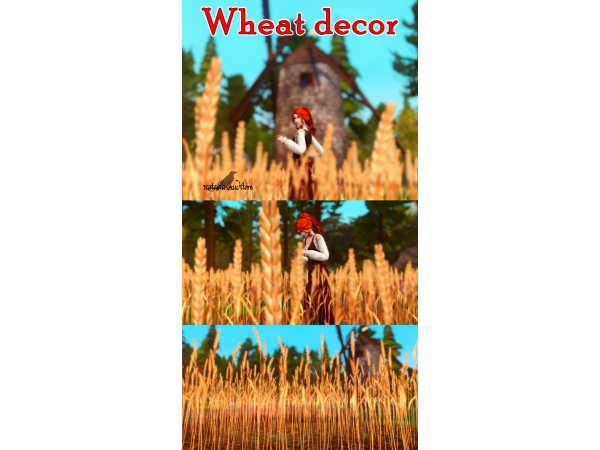 Atalia-Auditore’s Wheat Whimsy: Elegant Decor Accents for Home & Garden (#AlphaCC)