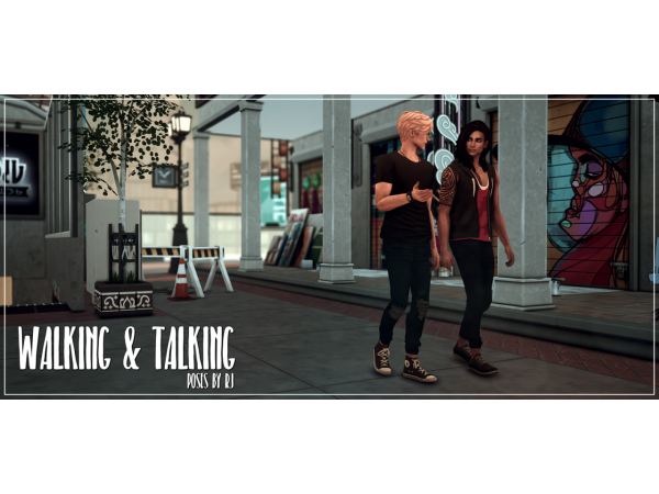 240428 walking talking poses by r jayden sims4 featured image