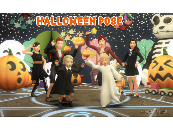 243745 halloween pose sims4 featured image
