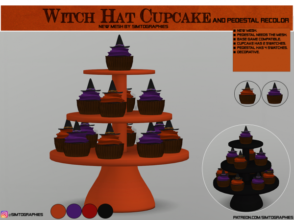 245735 witch hat cupcake sims4 featured image