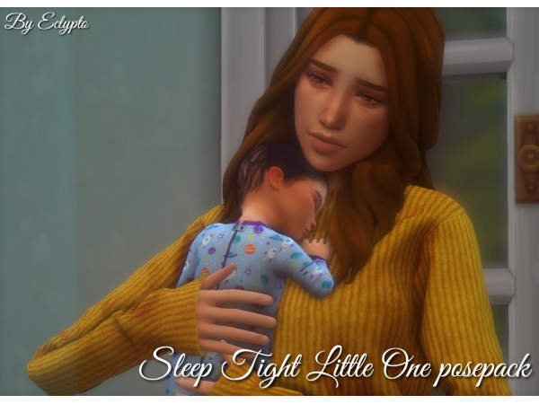 245841 sleep tight little one posepack by eclypto sims4 featured image