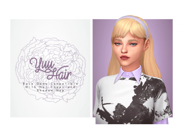 248148 yuu hair by isjao sims4 featured image