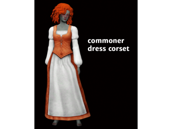 Medieval Muse: Historian Palette Recolored Sims Attire (Dresses, Costumes & Sets)