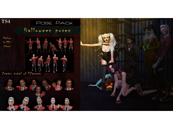 249047 halloween poses sims4 featured image