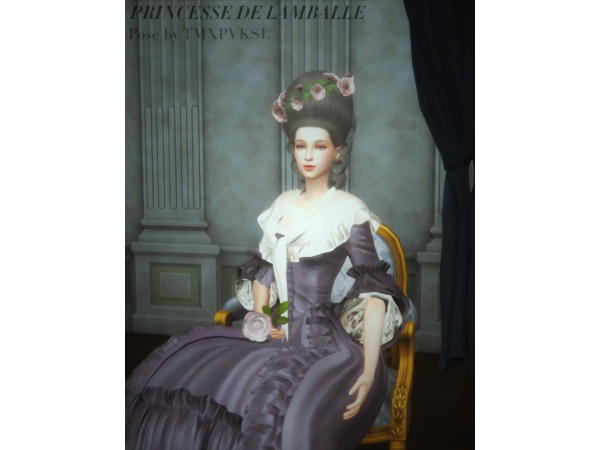 Petit Trianon Elegance (Ladies Pose Pack with Accessories & Pets)