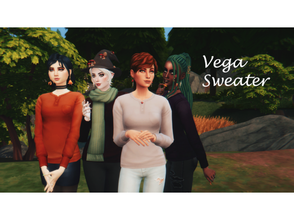 Vega Sweater Bliss by WastelandWhisperer (Chic AlphaCC Female Tops)