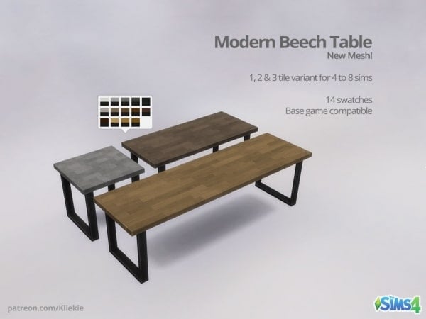 249970 modern beech table by kliekie sims4 featured image