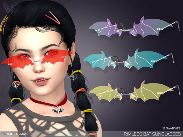 250191 rimless bat sunglasses for kids sims4 featured image