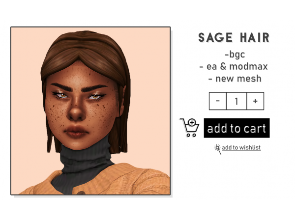 HunieBun’s Sage Elegance (AlphaCC Female Medium Buns & Accessories)