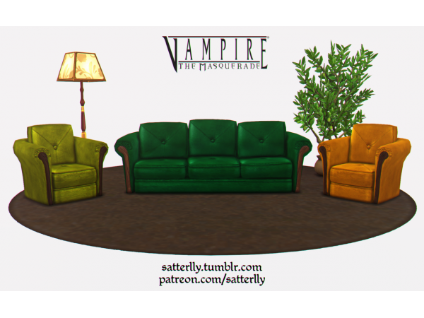 250501 the masquerade bloodlines leather chair and sofa by satterlly sims4 featured image