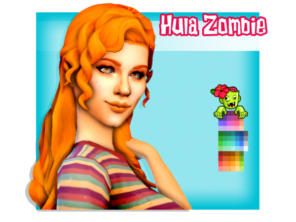 Hula-Zombie’s Clawdia Tresses: Lush Alpha Locks & Chic Buns (#HunieBunHair)