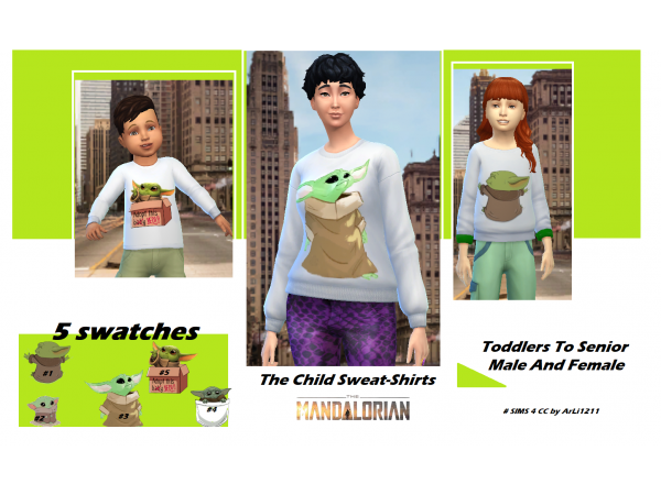 251790 the child baby yoda sweatshirts collection for all the family by arli1211 sims4 featured image