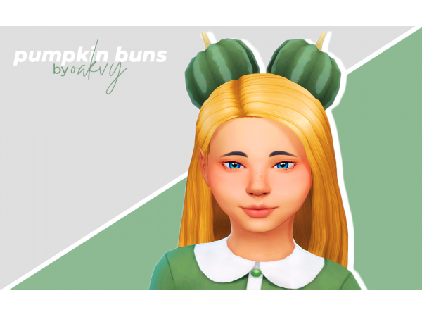 Oakvy’s Autumn Elegance: Alpha Hair Pumpkin Buns (Trendy Female Hair Accessories)