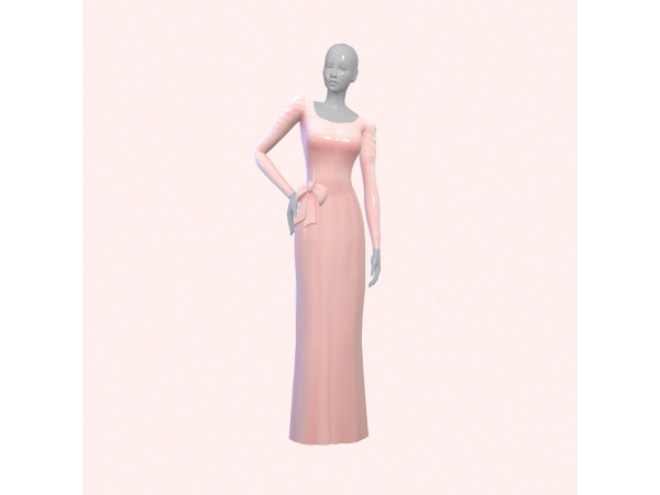 252802 glitterberrysims long bow dress by glitterberry sims sims4 featured image
