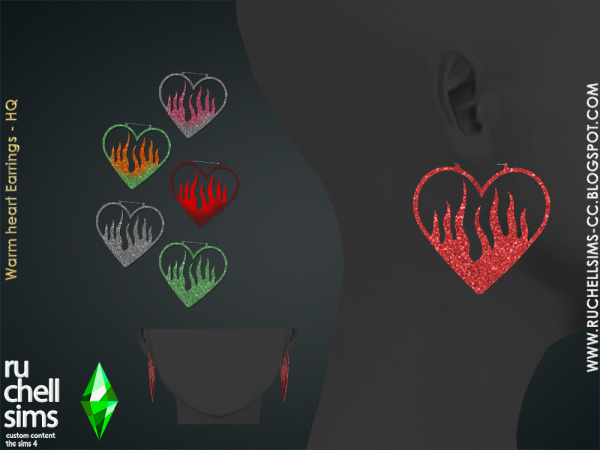 255862 warm heart earrings free gift sims4 featured image