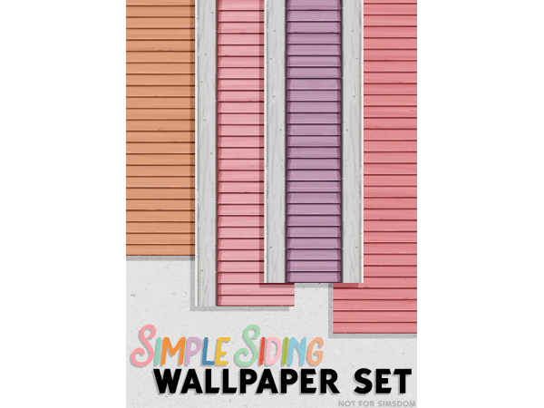 AlphaCraft Creations: Simple Siding Wallpaper Set (#Builds, #Wallpapers)