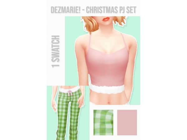 257571 sherpa lined christmas pj set sims4 featured image