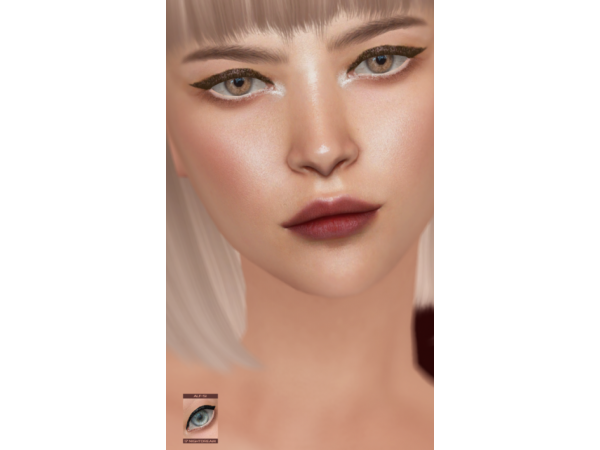 Nightdream Elegance (TS4 Eyeliner 17) – Alf-Si’s HQ Makeup for Mesmerizing Eyes