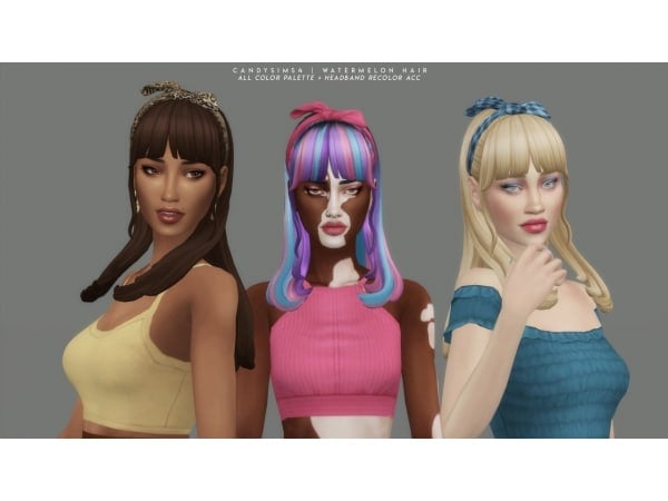 262395 watermelon hair sims4 featured image