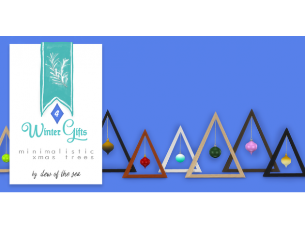 262639 winter gifts minimalistic xmas trees by dew of the sea sims4 featured image