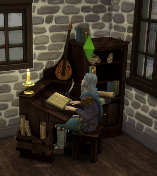 263643 tsm bard archive desk and more by medieval sim tailor sims4 featured image