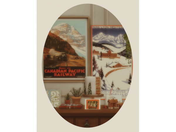 Frostique Visions: Enchanting Winter Poster Set (Accessories & Wall Decor)